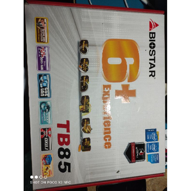 เมนบอร์ด (Mainboard) Biostar Tb85 (Socket 1150) ของใหม่ไม่ผ่านการใช้งาน ประกันหมดแล้ว ประกันให้ 15วั