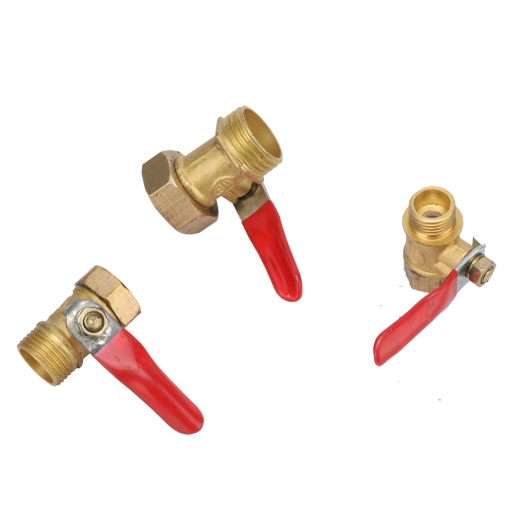 1 ชิ้น 1/4 3/8 1/2 BSP หญิง/ชายด้าย Mini Ball วาล์วการเกษตรสวนท่อสวิทช์น้ํา flow waterstop Connector ทองเหลือง Connector