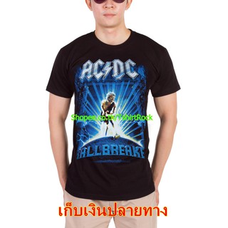 เสื้อยืดวินเทจเสื้อวง Ac/Dc เสื้อยืด acdc เอซี/ดีซี เสื้อคอฟิต แฟชั่น เสื้อวินเทจ RCM963S-5XL