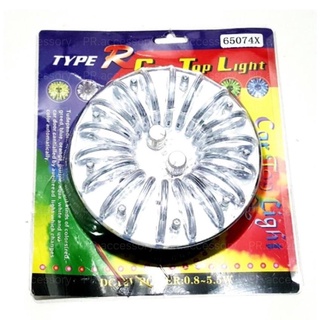 ไฟ LED ติดเพดานรถยนต์ ทรงกลม 7 สี