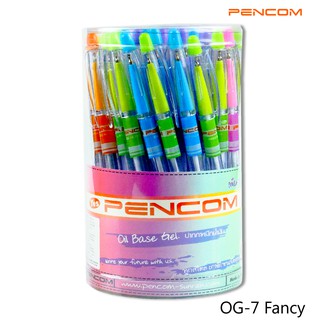 Pencom OG07-Fancy ปากกาหมึกน้ำมันแบบปลอก