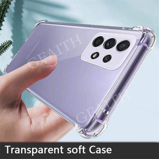 New เคสโทรศัพท์ Samsung Galaxy A53 / A73 / A13 / A23 / A33 / M33 / M23 4G 5G 2022 TPU Transparent Camera Lens Protection Soft Case Shockproof Back Cover เคส GalaxyA53