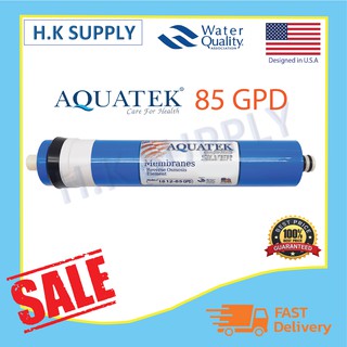 Aquatek ไส้กรองน้ำ ไส้กรองเมมเบรน RO เมมเบรน Membrane 85 75 GPD เครื่องกรองน้ำ ตู้น้ำหยอดเหรียญ