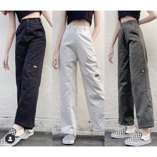 ⭕ฮิตที่สุด⭕#ขาต่อdickies มือ1 เอวสม็อคหลัง ผ้าเวสปอย