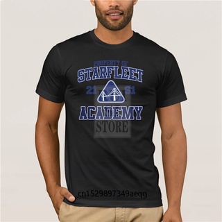 เสื้อยืดผ้าฝ้ายพิมพ์ลายขายดี เสื้อยืดลําลอง แขนสั้น คอกลม พิมพ์ลาย Starfleet Academy แฟชั่นสําหรับผู้ชาย