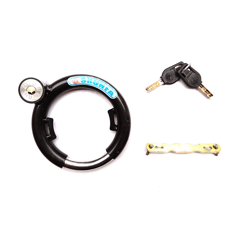 ล็อคป้องกันการโจรกรรมBicycle Lock Fixed Anti theft Bike Locks Bold Hard ...
