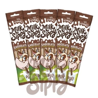 Milk Sippy หลอดดูดนม ชุด 5 แพ็ค