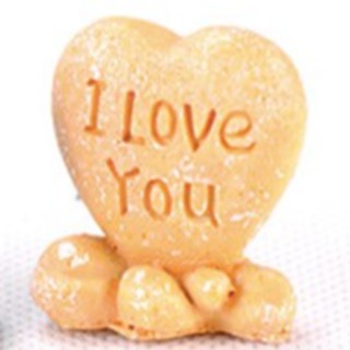 [MC146] ตุ๊กตุ่นจิ๋ว หิน I LOVE YOU 🗿 (1 ชิ้น ราคา 9 บาท)