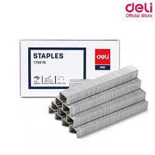 ลวดยิงบอร์ด ลูกแม็กซ์ยิงบอร์ด เบอร์ 13/8 เดลี่ Deli T70010 Staples (1 กล่อง)