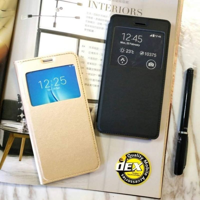 Samsung Note FE Note 7 Note Fan Edition เคส S View Standing Flip Case Cover