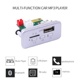 usb tf+fm aux+เครื่องเล่น mp 3+บลูทูธไร้สาย+tf+aux warna สีเงิน