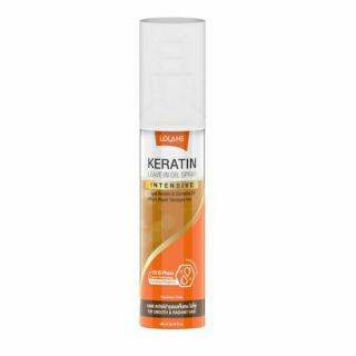 🚕Lolane Keratin Leave in Oil Spray โลแลน เคราติน ลีฟ อิน ออยล์ *สเปรย์ 140มล. บำรุงผม ปกป้องผม จากความร้อน (ส้มฝาขาว)