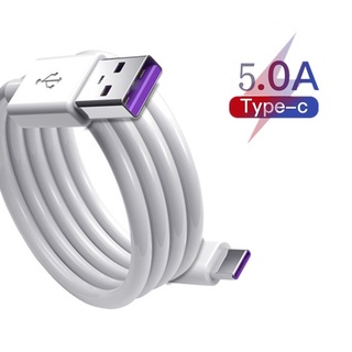 สายชาร์จ USB C 5A Type-C แบบชาร์จเร็ว สําหรับ Android USB Type USB C Data