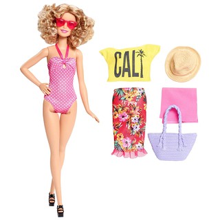 Barbie® Glam Vacation Doll ตุ๊กตา บาร์บี้ ปาร์ตี้ชายหาด ของเล่นเด็ก DGY73