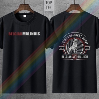 [COD]【ชุดกีฬา】 Belgian Malinois Belgianmalinois Loyal. ความมั่นใจ. เสื้อยืด ผ้าฝ้าย 100% พิมพ์ลาย LHZY แฟชั่นยอดนิยมS-5X