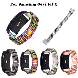 สายรัดข้อมือสแตนเลสสำหรับ Samsung Gear Fit 2 Watch