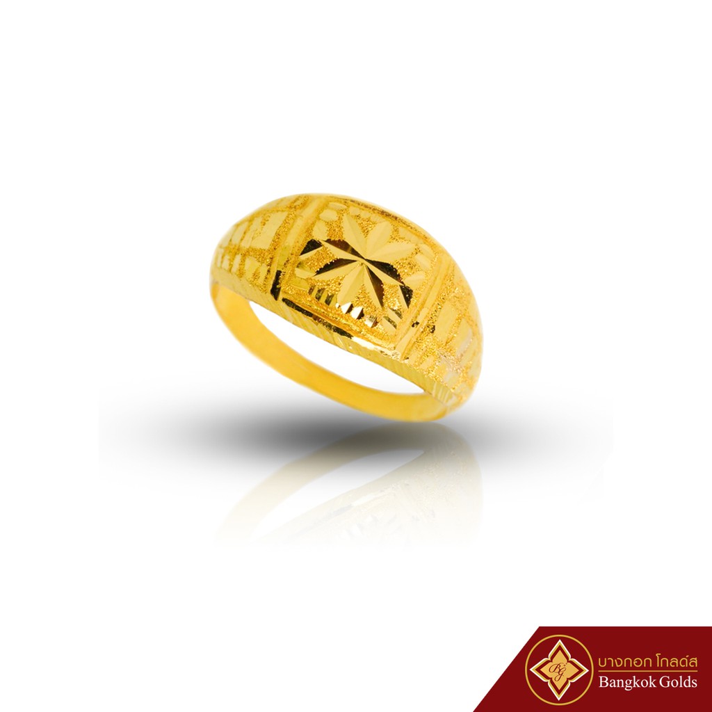 BangkokGolds แหวน ครึ่งสลึง คละลาย ทองคำแท้ 96.5% * ทองเยาวราช เลือกลายได้ในระยะเวลาที่กำหนดค่ะ  สินค้ามีใบรับประกัน