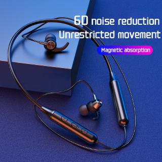 Bluetooth 5.0 wireless sports earphone Stereo subwoofer Magnetic headphones