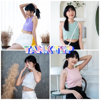 Short tank top เสื้อกล้ามครอป