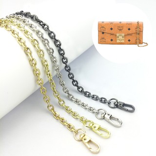 ราคาสายโซ่ สายกระเป๋าโซ่ สายโซ่โลหะ ⛓ รุ่นโซ่ตัดลาย หน้ากว้าง 7 mm.⛓ Chain strap