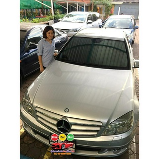 Benz C-Class โฉมบอดี้ตัวถัง W204 ปี2008-2012 พรมหนังไฮโซเข้ารูป6D  พรมรถยนต์6d พรมปูพื้นรถ Benz