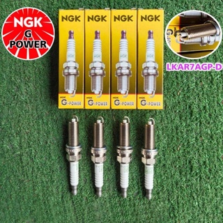 หัวเทียน ดูโอ้ หัวเทียน นิวอัลตีส ดูโอ้ นิวยารีส 1.2cc ยี่ห้อ NGK แพลททินั่ม LKAR7AGP-D (93220) หัวเข็ม ( 1 ชุด 4 หัว )