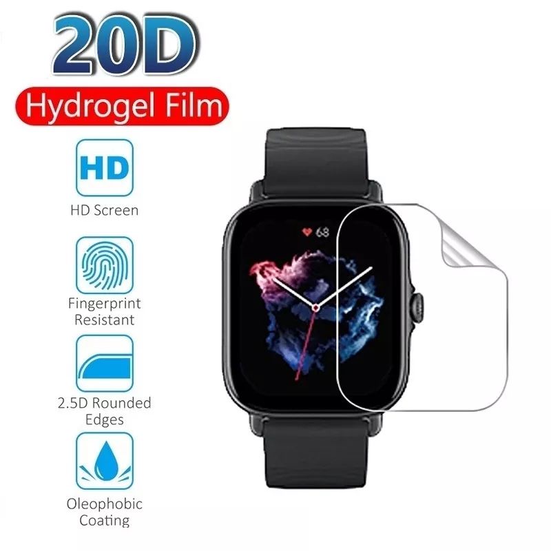 ฟิล์มกันรอยหน้าจอ Hydrogel สําหรับ Amazfit GTS 2 / GTS 2E / GTS 2 Mini