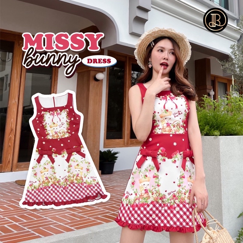 BLT BRAND :Strawberry collection mini dress S