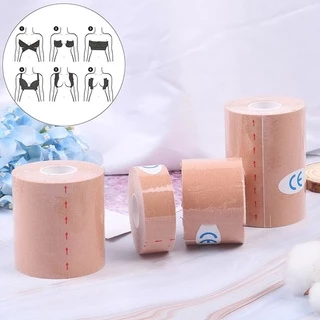 เวลา 1 ม้วน 5M ผู้หญิง Boob เทป Bra Self-Adhesive Push Up ที่มองไม่เห็นฝาครอบหัวนมไม่มีรอยต่อ Lift Up Intimates สายรัด