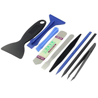 Tool Repair with Tweezers, Plastic Pry bar,(Pry Opening Kit Set1)