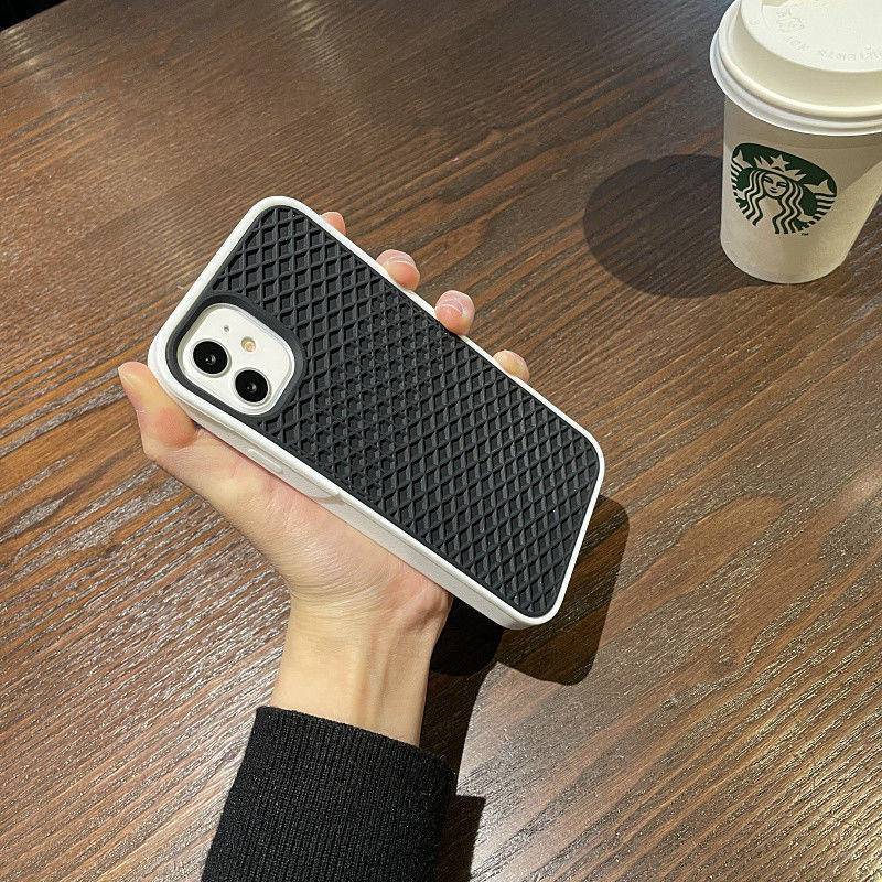 แฟชั่น รองเท้าสเก็ตบอร์ด สําหรับ IPHONE 16 15 pro max 11 14 12 13 XS MAX/XR/X/XS/6 7 8/6 7 8 Plus ยางวาฟเฟิลปลอกโทรศัพท์แบบนุ่มในสต็อก
