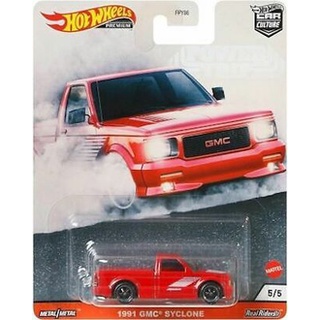 Hot Wheels Premium Car Culture Power Trip 1991 GMC Syclone ของแท้ ล้อยาง