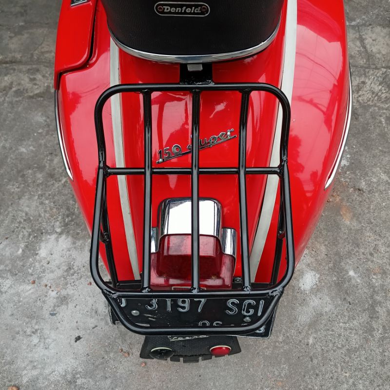 แร็คท้าย Backrack vespa รุ่นมินิมอล vespa super sprint exclusive px ps excel