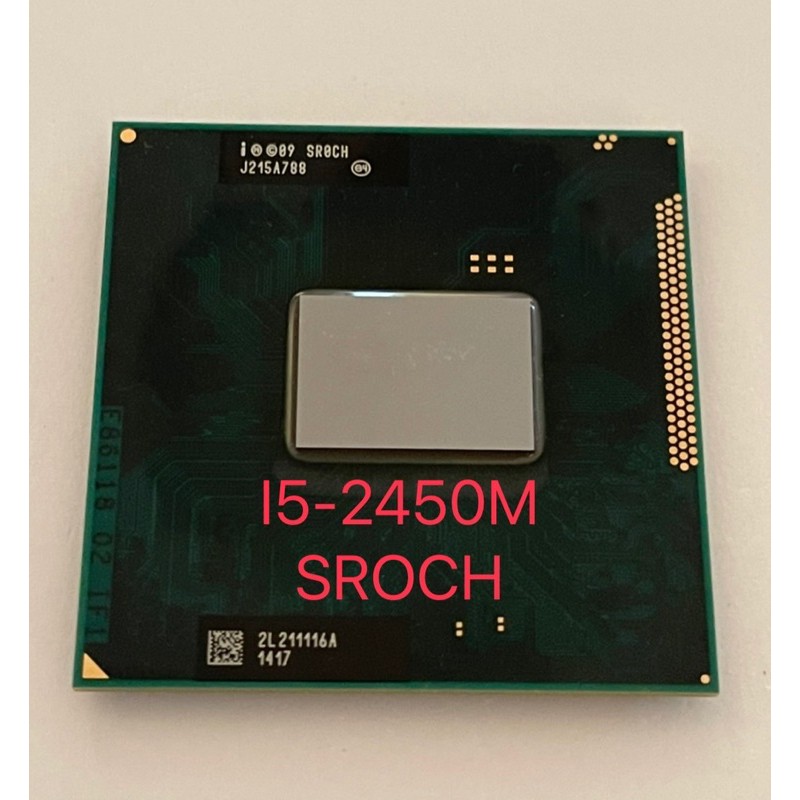 cpuโน๊ตบุ๊ค core i5 gen2 (2450M)SR0CH