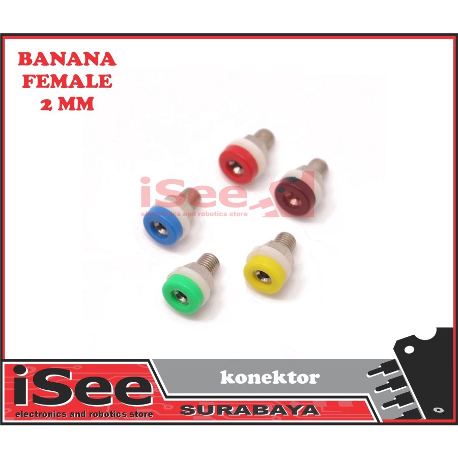 Banana Plug Female Jack Socket 2mm audio jack 2mm Connector Panel Socket