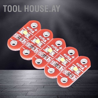 Lilypad โมดูล ไฟ Led สีขาว Diy สําหรับ Arduino 3~5V 50 ชิ้น