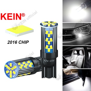 Kein หลอดไฟ Led 45SMD T10 W5W 194 168 501 สําหรับติดป้ายทะเบียนรถยนต์ รถจักรยานยนต์