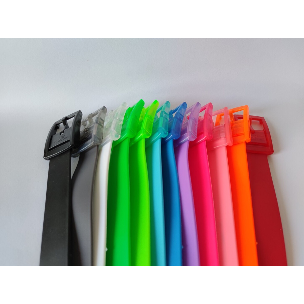 เข็มขัดซิลิโคน แฟนซี สีสันสดใส