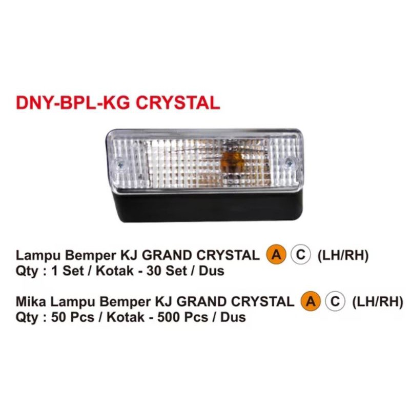 KIJANG GRAND CRYSTAL BUMPER SEN / CRYSTAL BUMPER SEN / KIJANG BUMPER SEN / KIJANG SEN / KIJANG SEN
