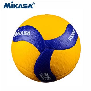 Mikaza ลูกวอลเลย์บอล MIKASA V300W V200W V330W วอลเลย์บอล โตเกียวโอลิมปิก (สีฟ้า / เหลือง) การแข่งขันอย่างเป็นทางการ ฟรีเข็มแก๊สวอลเลย์บอล และถุงตาข่าย