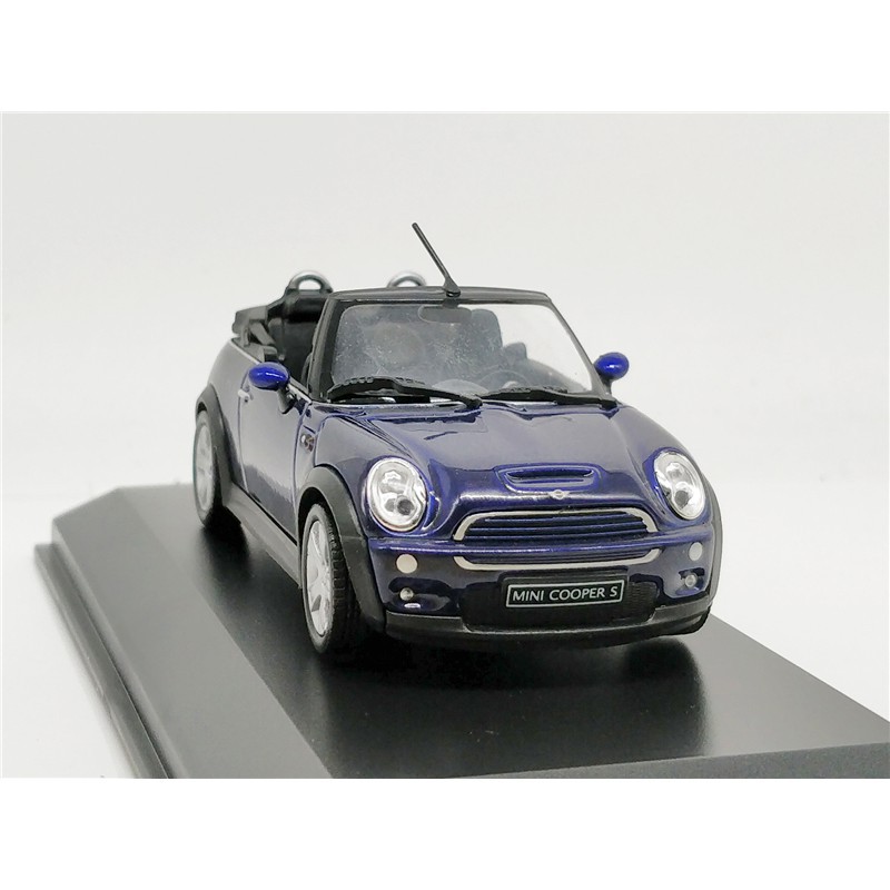 blue mini cooper toy car