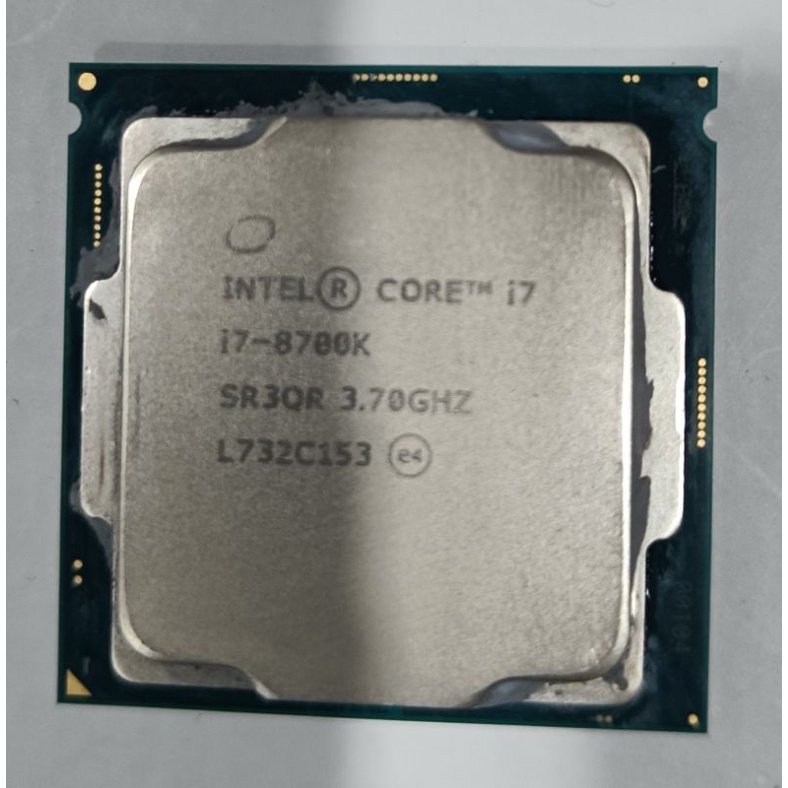 Intel CPU Core i7-8700k 3.7GHz 6C/12T LGA-1151 มือสอง no box