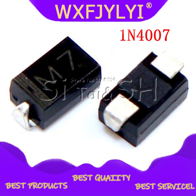 2000PCS DIODE M7 1N4007 SMD 1A 1000V IN4007 Rectifier Diode