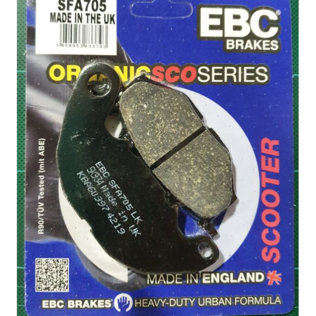 ผ้าเบรค EBC Brakes รุ่น Organic  / ผ้าเบรคหน้า Xmax300