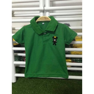 เสื้อโปโลเด็ก อายุ 1-5 ขวบ ราคาถูก คุ้มสุดๆ (ลายหมี)