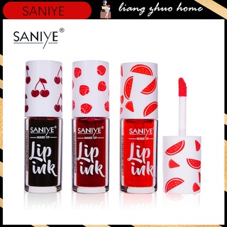 【SANIYE】ลิปสติก ลิปกลอส เนื้อลิขวิด กันน้ํา ติดทนนาน L1113