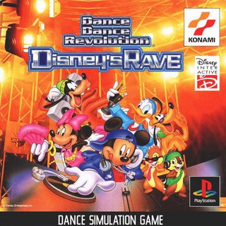 DANCE DANCE REVOLUTION DISNEYS RAVE [PS1 JP : 1 Disc]