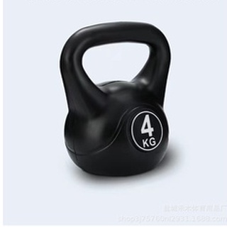 ดัมเบลล์ยกน้ำหนัก 4 กก. kettlebell เคทเทิลเบล ดัมเบลล์ยกน้ำหนักหูหิ้ว ลูกตุ้มยกน้ำหนัก Dumbbell