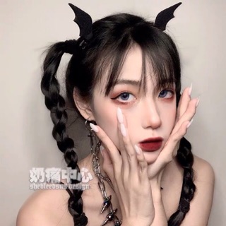 🔥Sale🔥กิ๊บติดผมรูปปีก Devil Halloween Hairpins พร้อมส่ง 2 ชิ้น