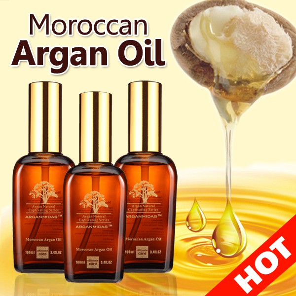 ** พร้อมส่ง **ARGANMIDAS Argan Oil น้ำมันอาร์แกน 100 ml. นำเข้าจากแคนาดา